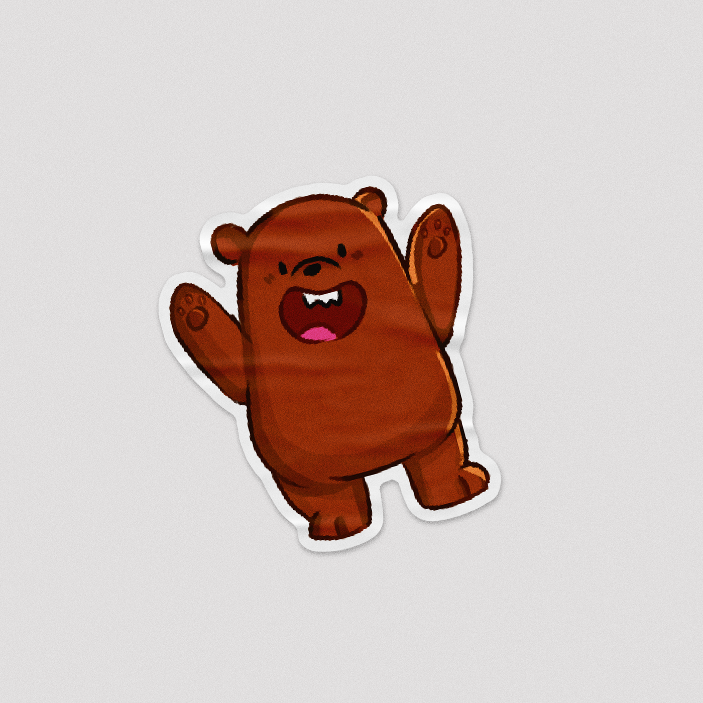 Sticker Grizzly Bear [7]