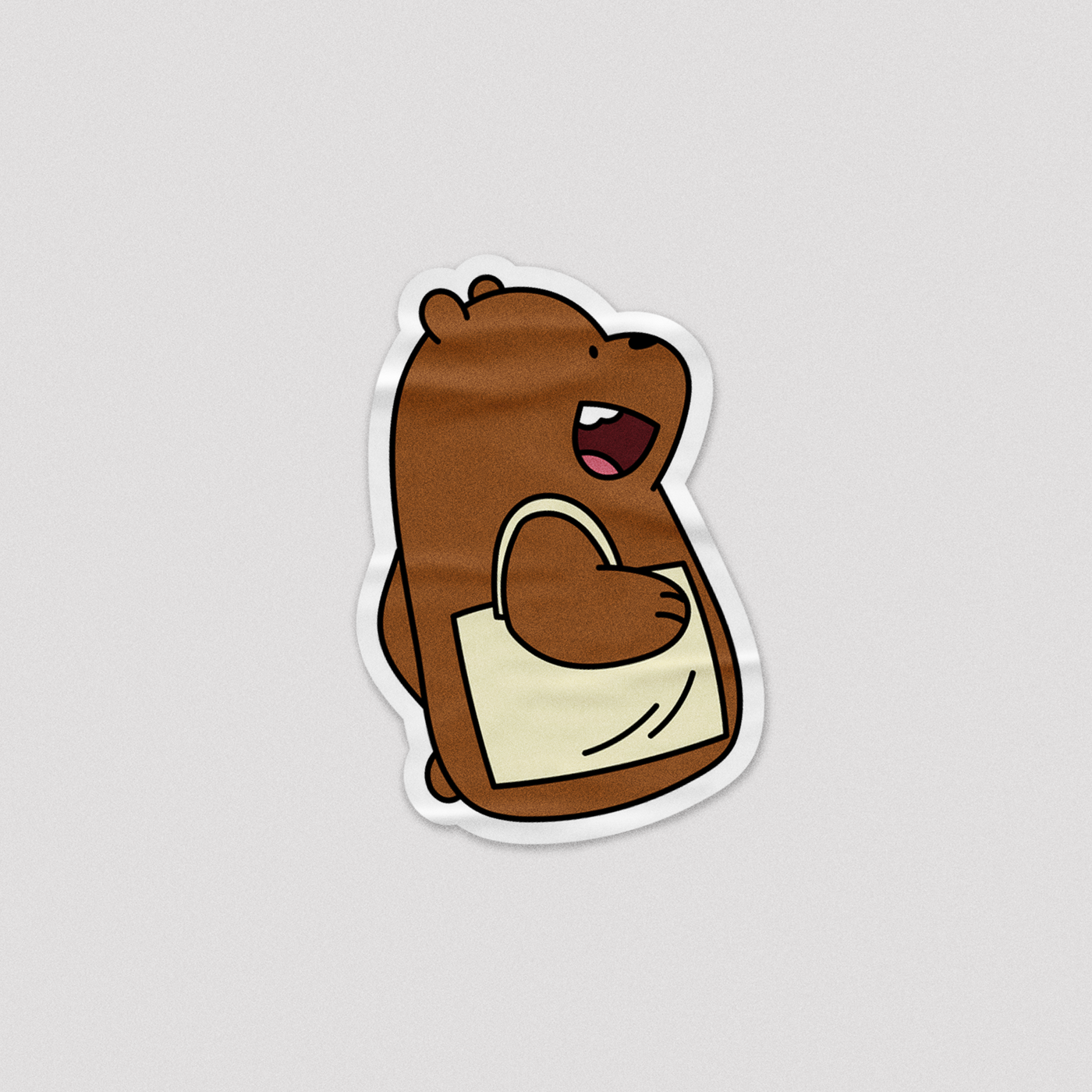 Sticker Grizzly Bear [3]