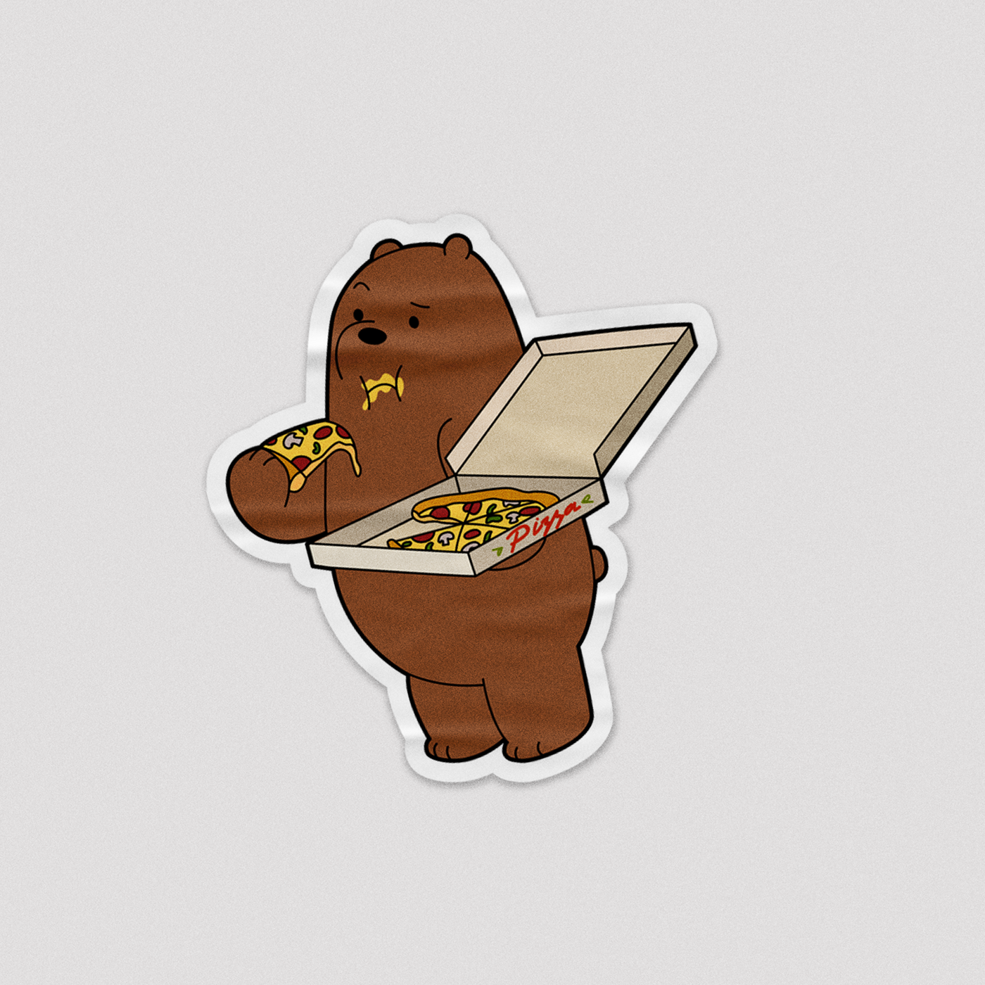 Sticker Grizzly Bear [4]