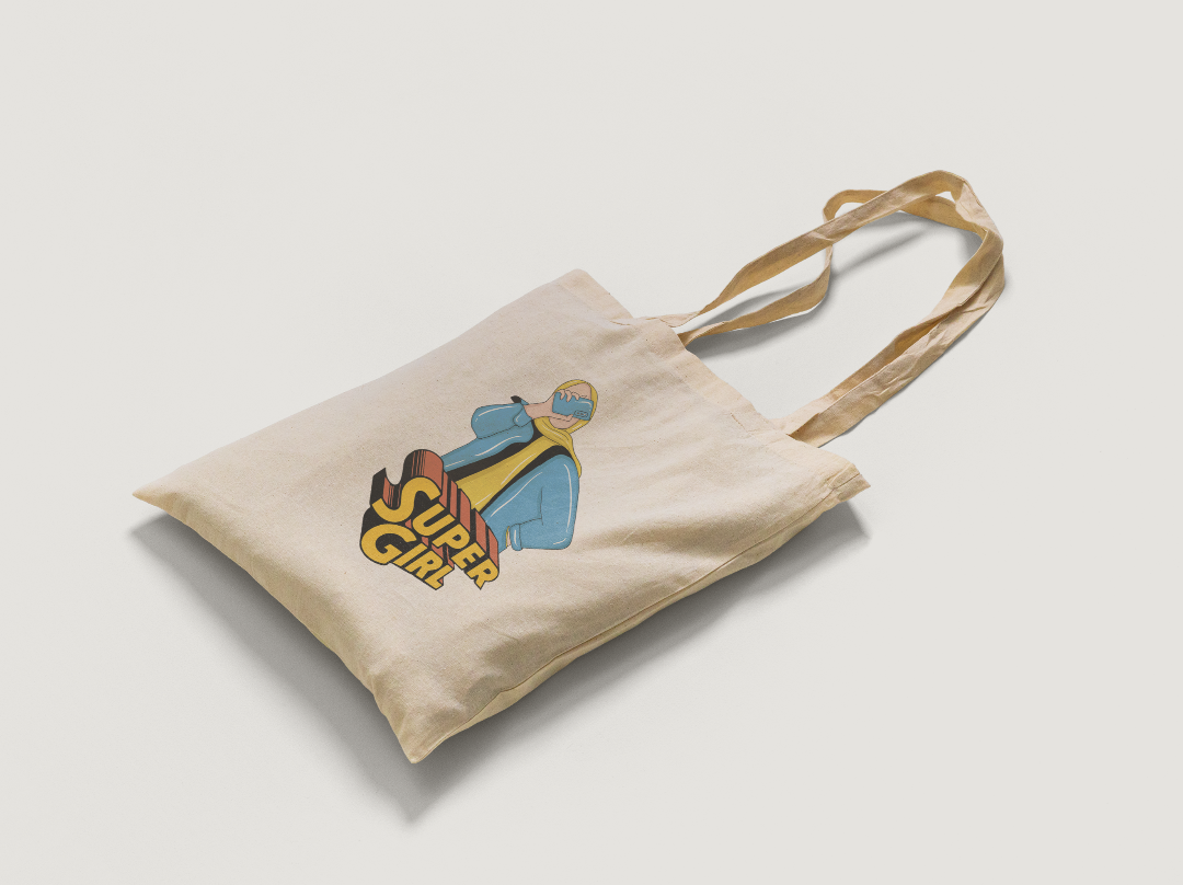 Super Girl Tote Bag