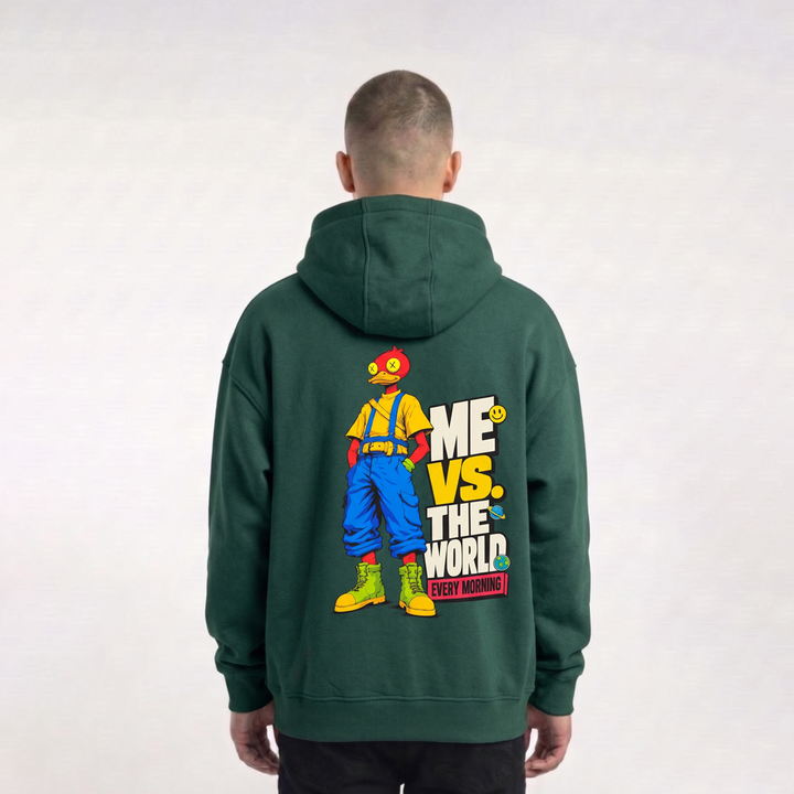 Hoodie Oversize Me Vs. World