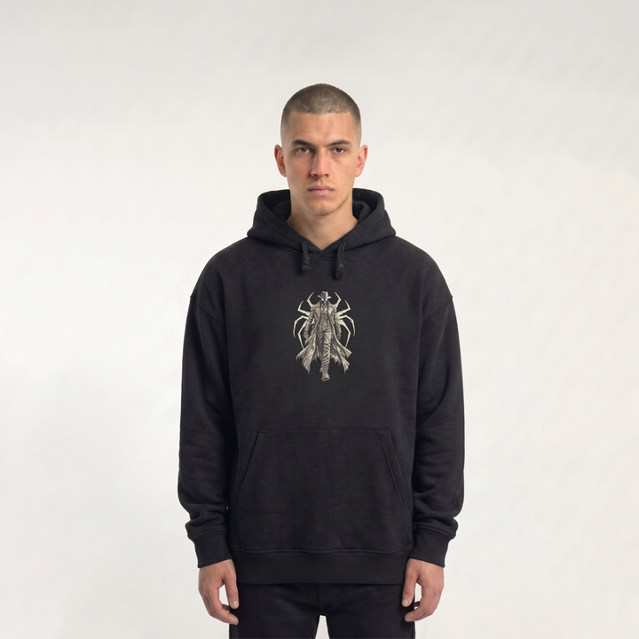 Hoodie Oversize Spider Noir