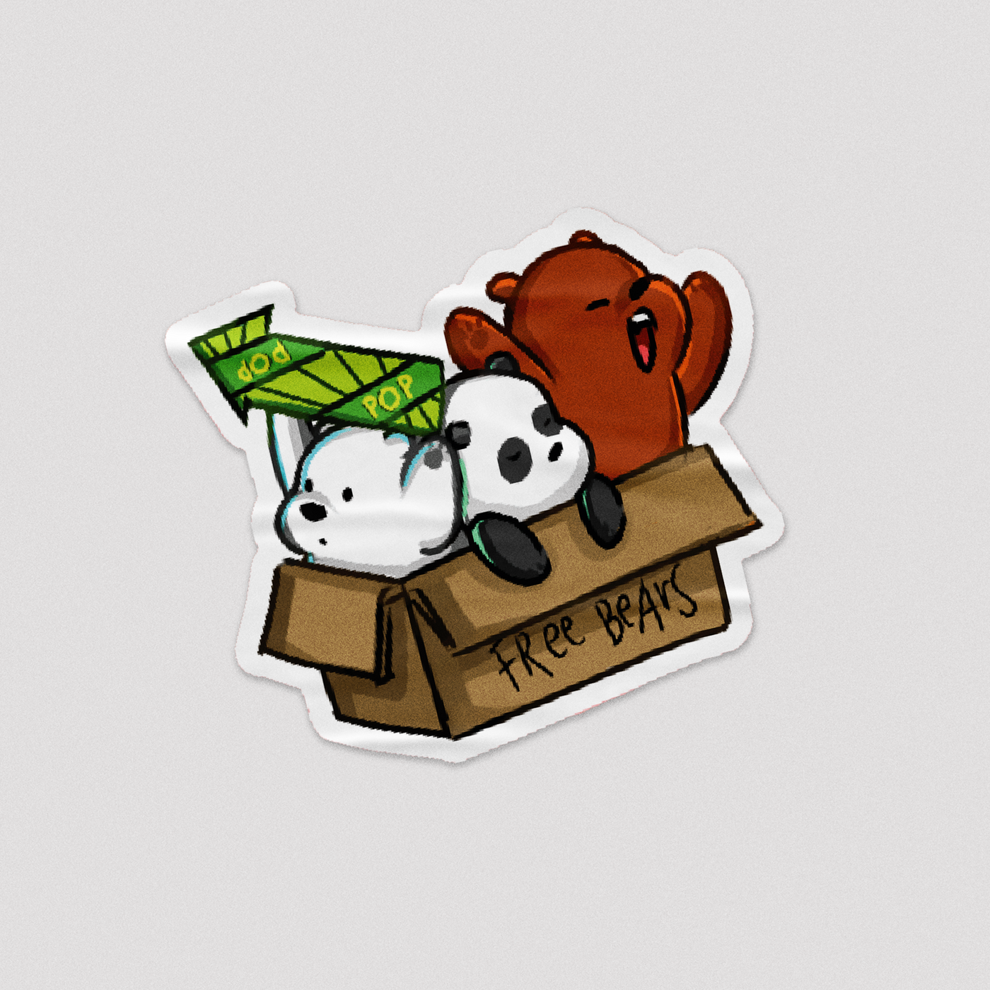 Sticker We Bare Bears [3]