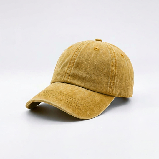Washed Yellow Cap