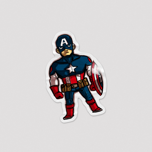 Sticker Captain America [1]