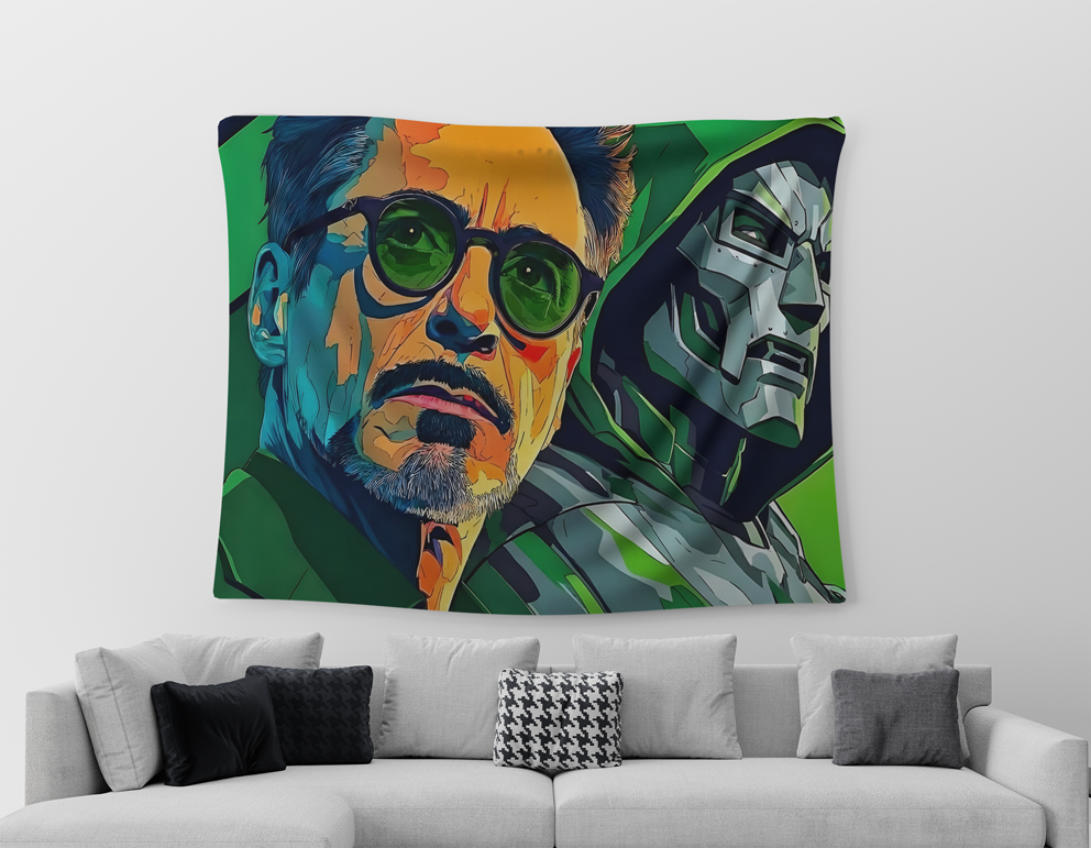 Dr Doom wall Tapestries