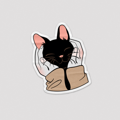 Sticker Cute Cat