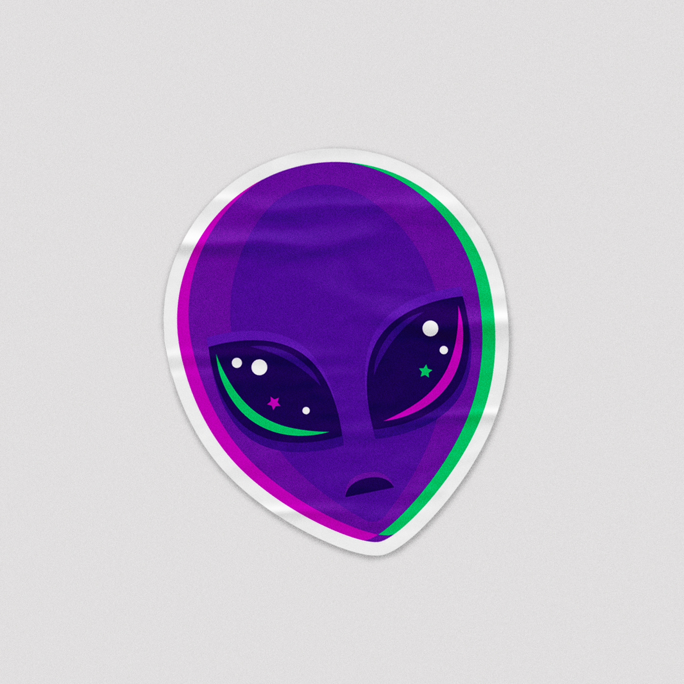 Sticker Alien [3]