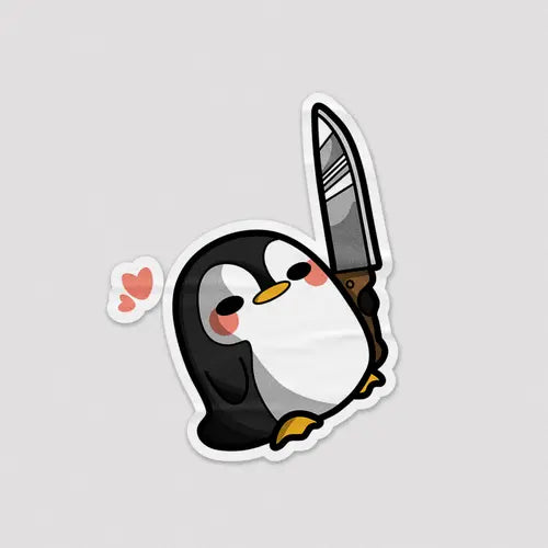 Sticker Penguin Microbus store