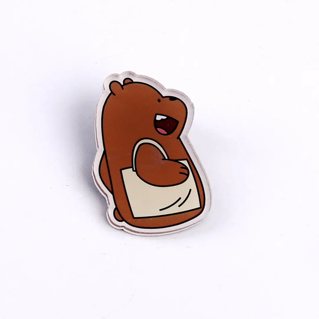 Pin Grizzly Bear [3] Microbus store