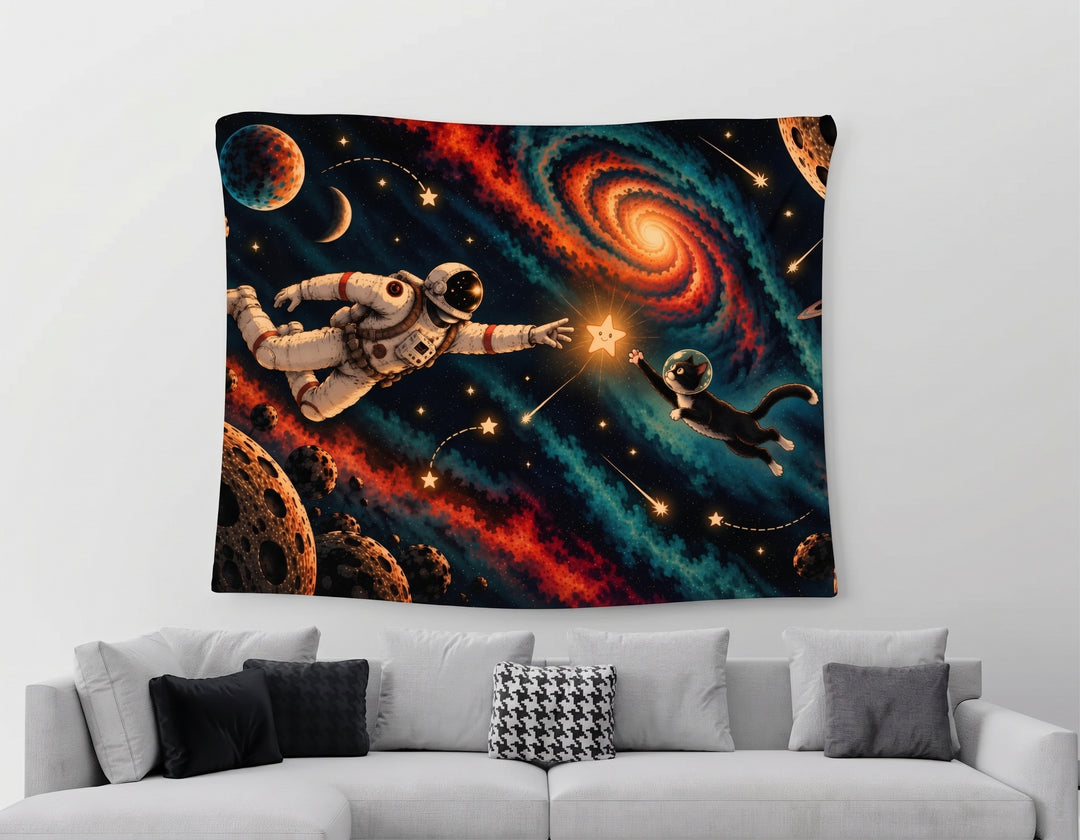 Catch A Star wall Tapestries