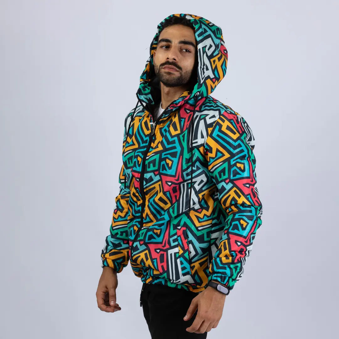 Jacket Colorful Shapes Microbus store