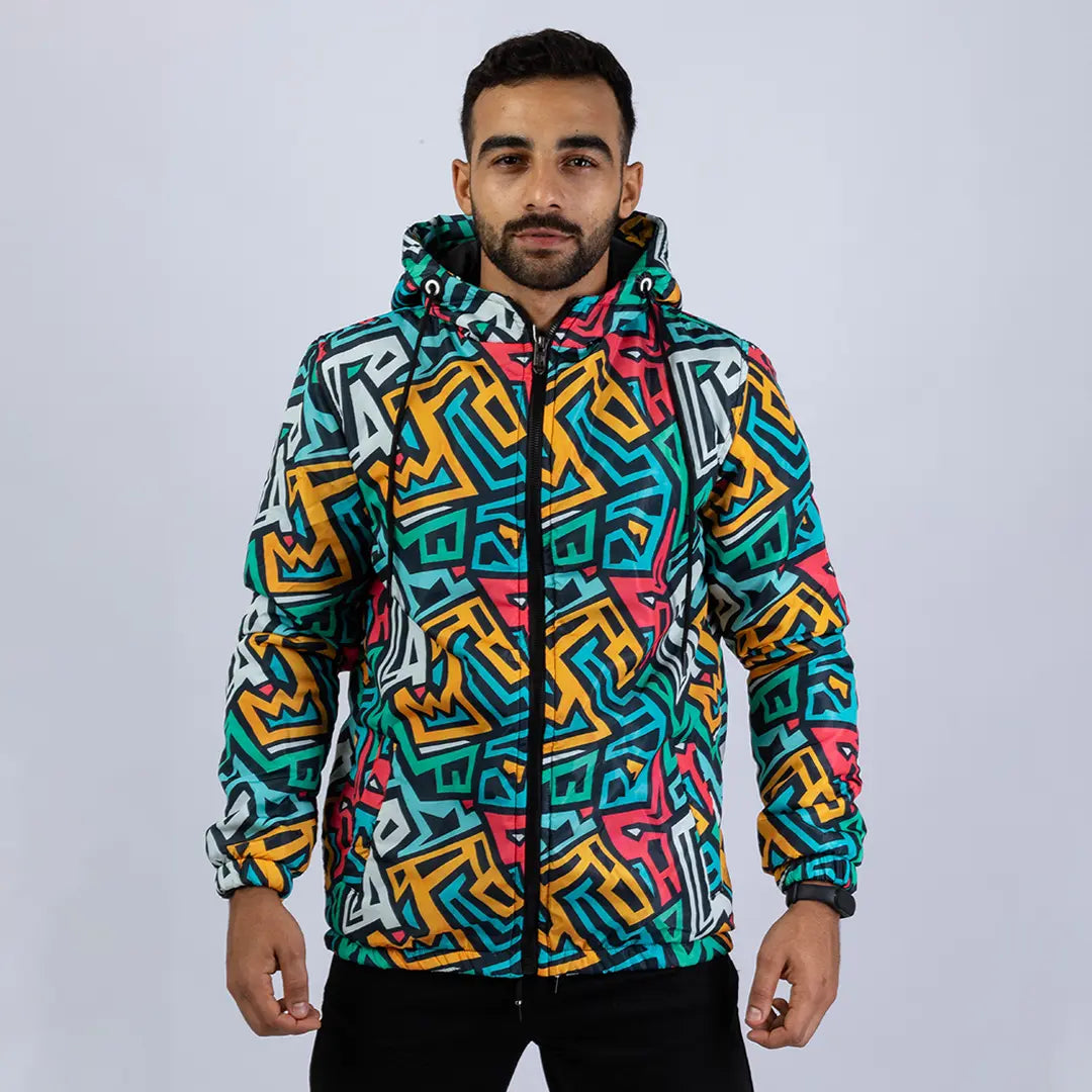 Jacket Colorful Shapes Microbus store