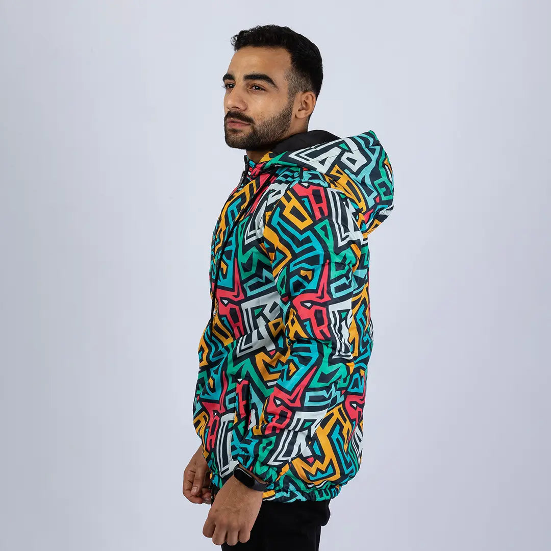 Jacket Colorful Shapes Microbus store