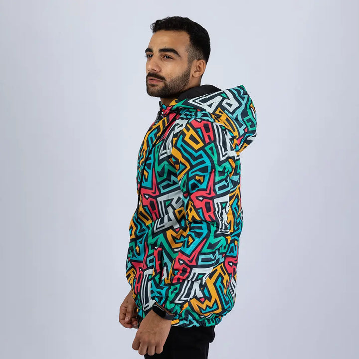 Jacket Colorful Shapes Microbus store