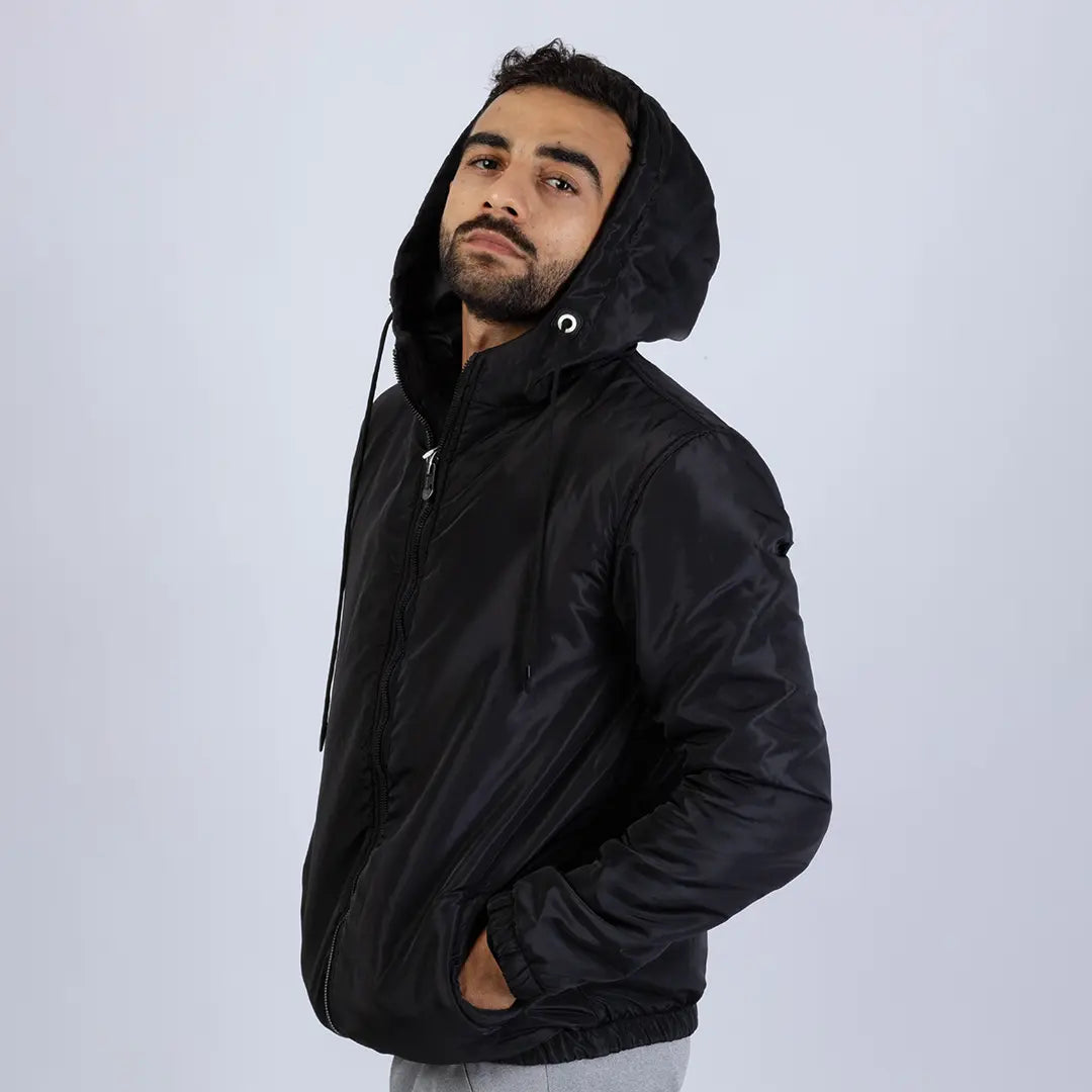 Jacket Simple Black Microbus store