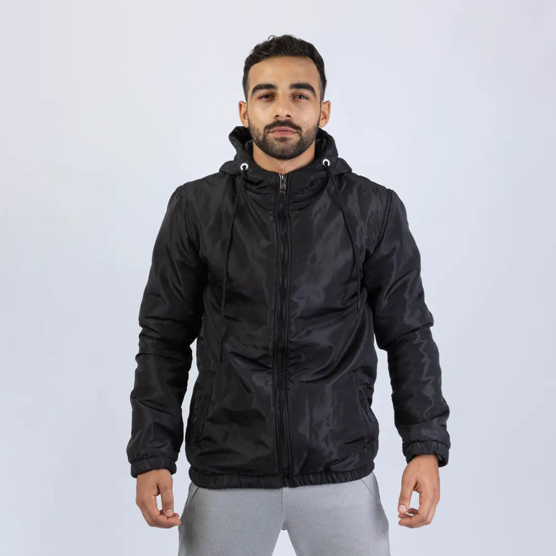 Jacket Simple Black Microbus store