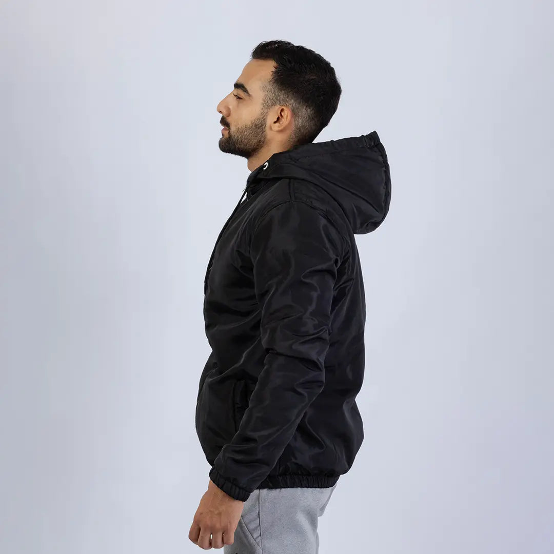 Jacket Simple Black Microbus store