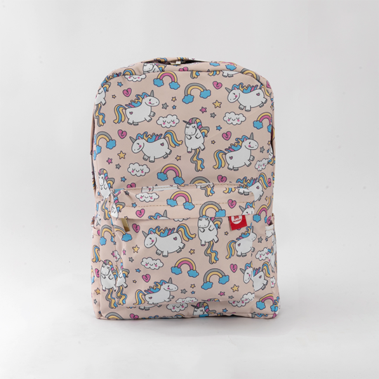OVER-PRINTED UNICORN BAG