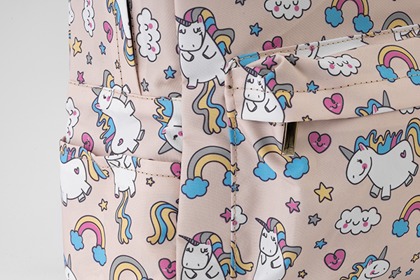 OVER-PRINTED UNICORN BAG