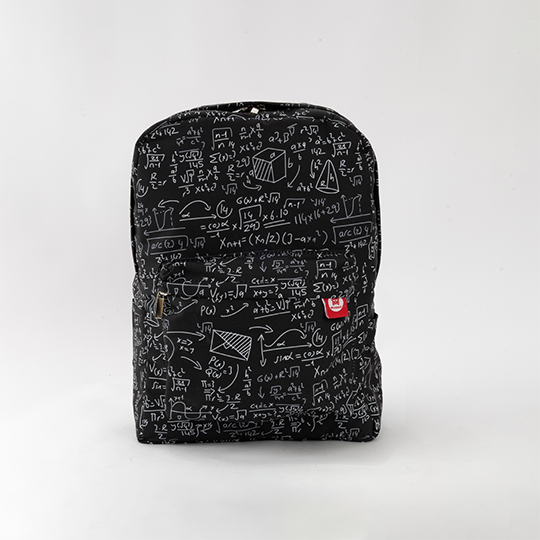 Over-printed Math Bag