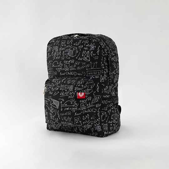 Over-printed Math Bag