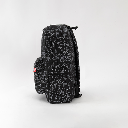 Over-printed Math Bag