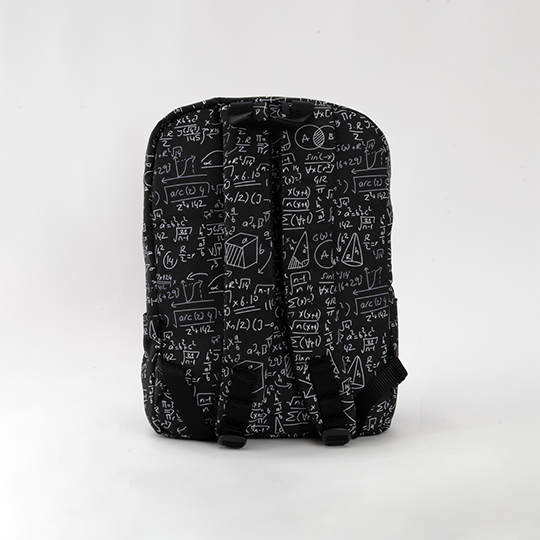 Over-printed Math Bag