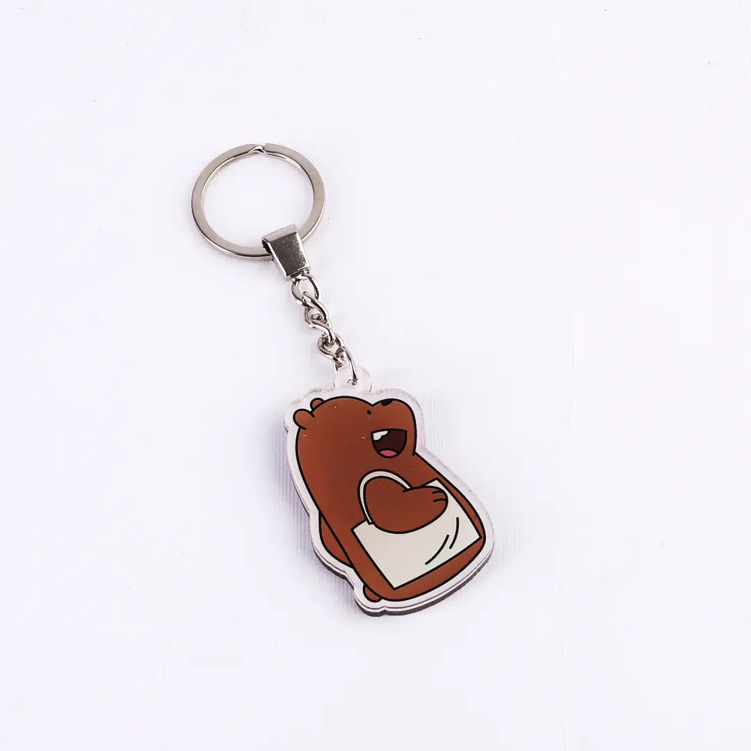 Acrylic Medal Grizzly Bear [3] - Microbus store