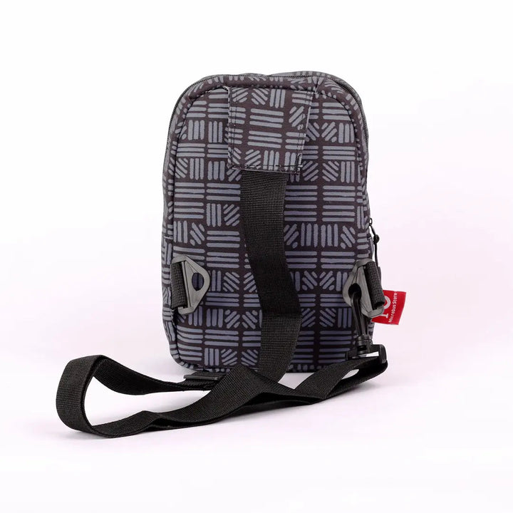 Cross Bag Grey Striped - Microbus store