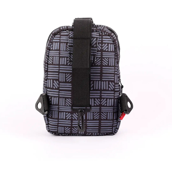 Cross Bag Grey Striped - Microbus store
