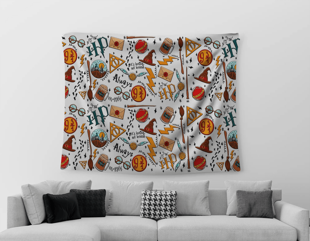Harry Potter wall Tapestries - Microbus store