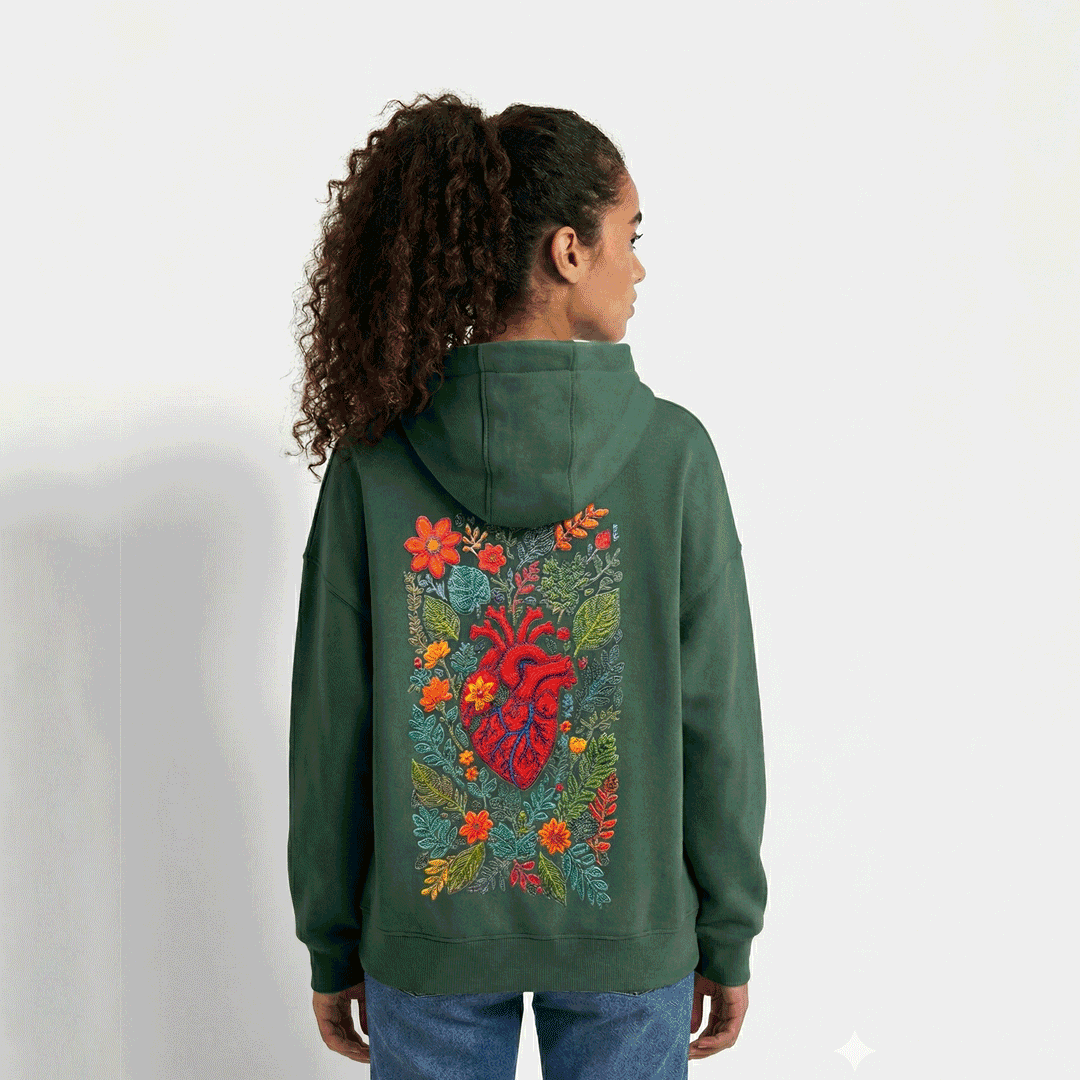 Hoodie Oversize Heart - Microbus store