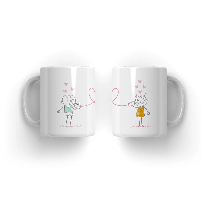Love Message Couple Mug - Microbus store