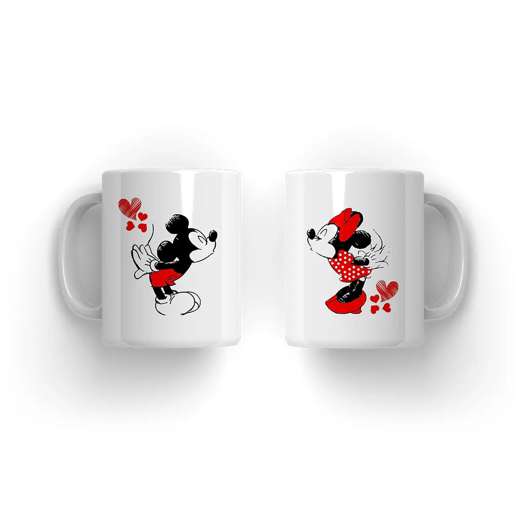 Mickey and Minnie Couple Mug - Microbus store