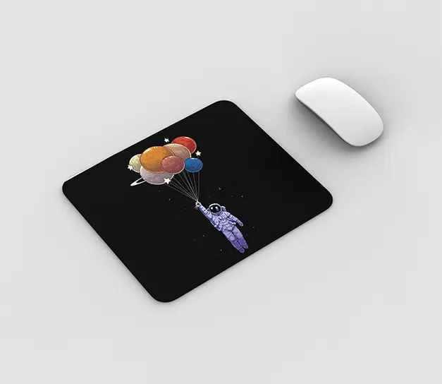 Mouse Pad Astronaut Balloons - Microbus store