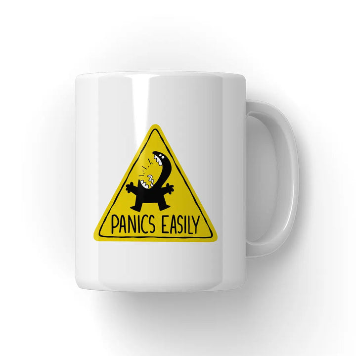 Panics Easily Mug - Microbus store