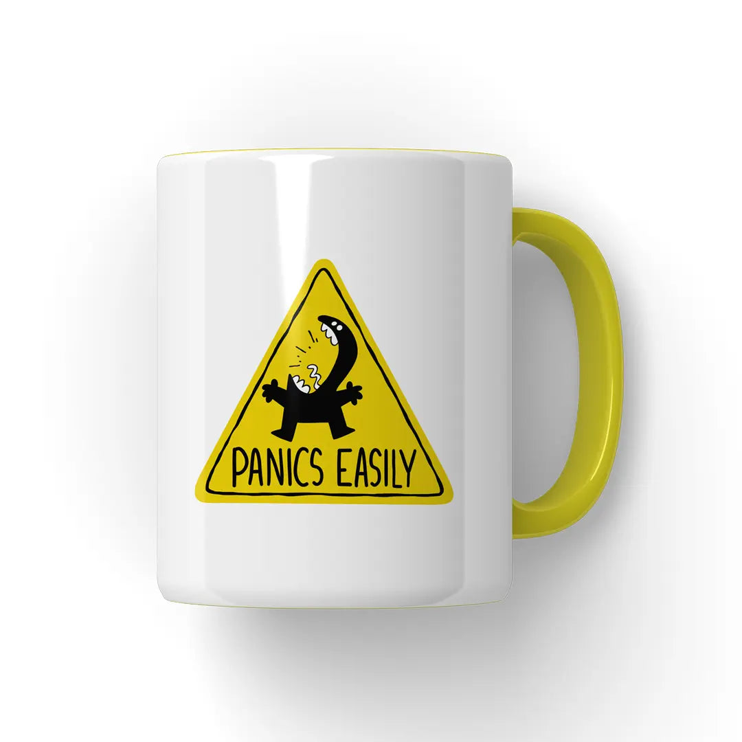 Panics Easily Mug - Microbus store