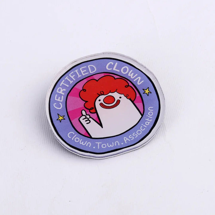 Pin Certified Clown - Microbus store