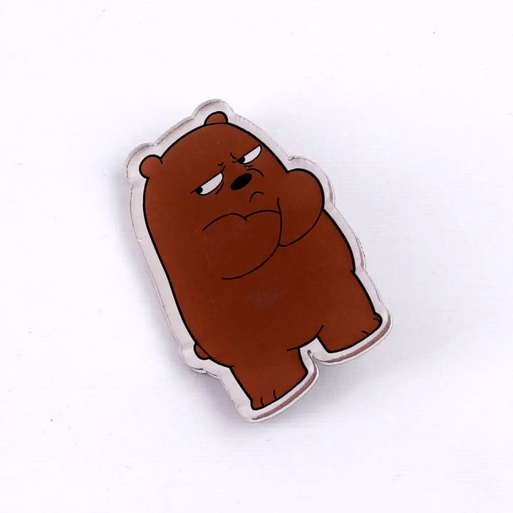 Pin Grizzly Bear [5] - Microbus store