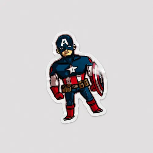 Sticker Captain America [1] - Microbus store