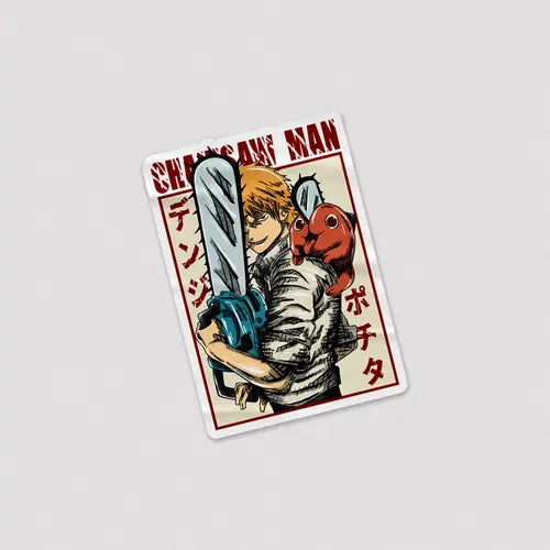 Sticker Chainsaw Man [4] - Microbus store