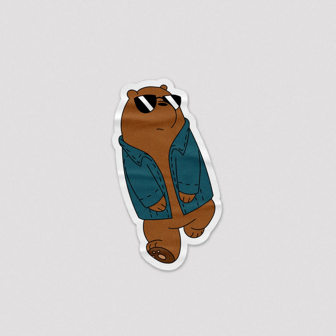 Sticker Grizzly Bear [2] - Microbus store