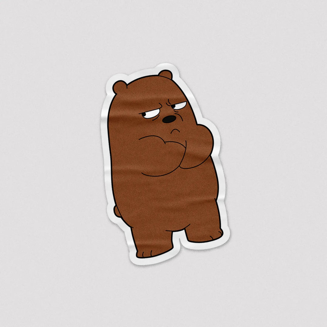 Sticker Grizzly Bear [5] - Microbus store