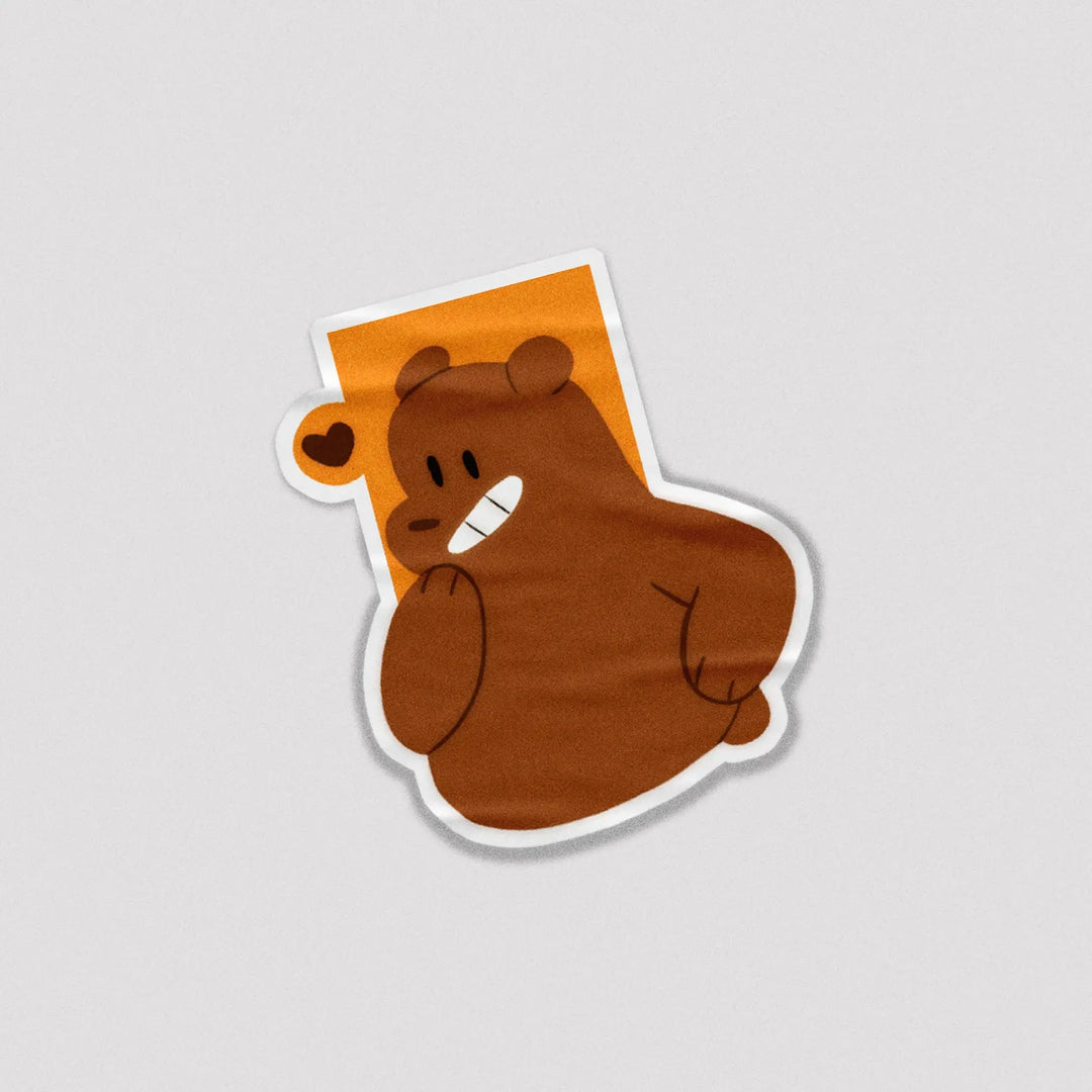 Sticker Grizzly Bear [6] - Microbus store