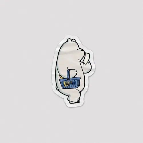 Sticker Ice Bear [3] - Microbus store