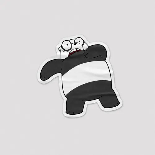 Sticker Panda Bear [2] - Microbus store