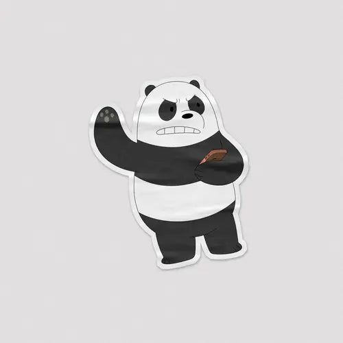Sticker Panda Bear [3] - Microbus store