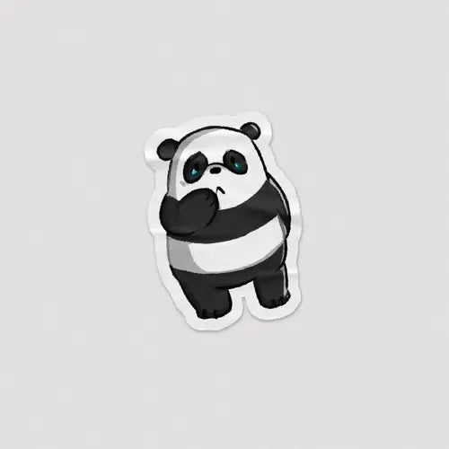 Sticker Panda Bear [5] - Microbus store