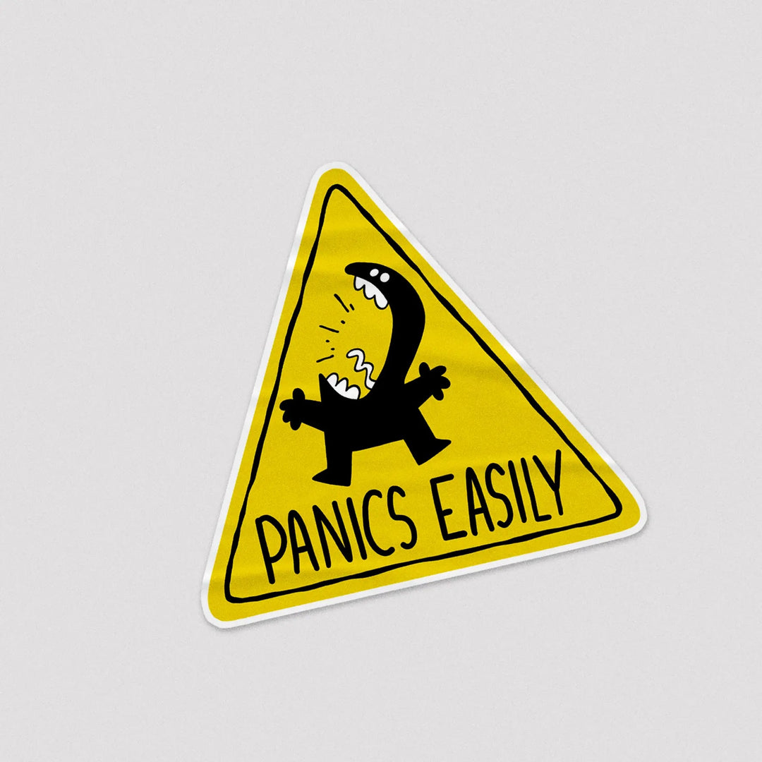 Sticker Panics Easily - Microbus store